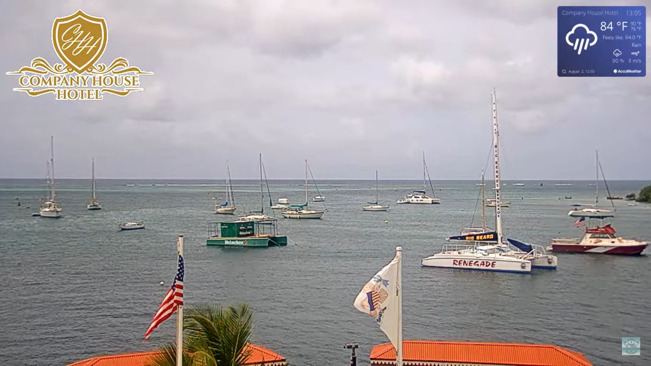 Christiansted Boardwalk Cam – St Croix, US Virgin Island