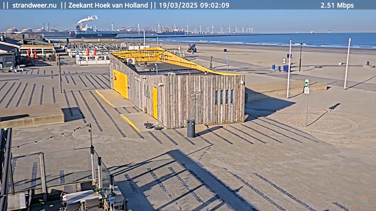 Hoek van Holland Blvd Live Beach Webcam – Netherlands