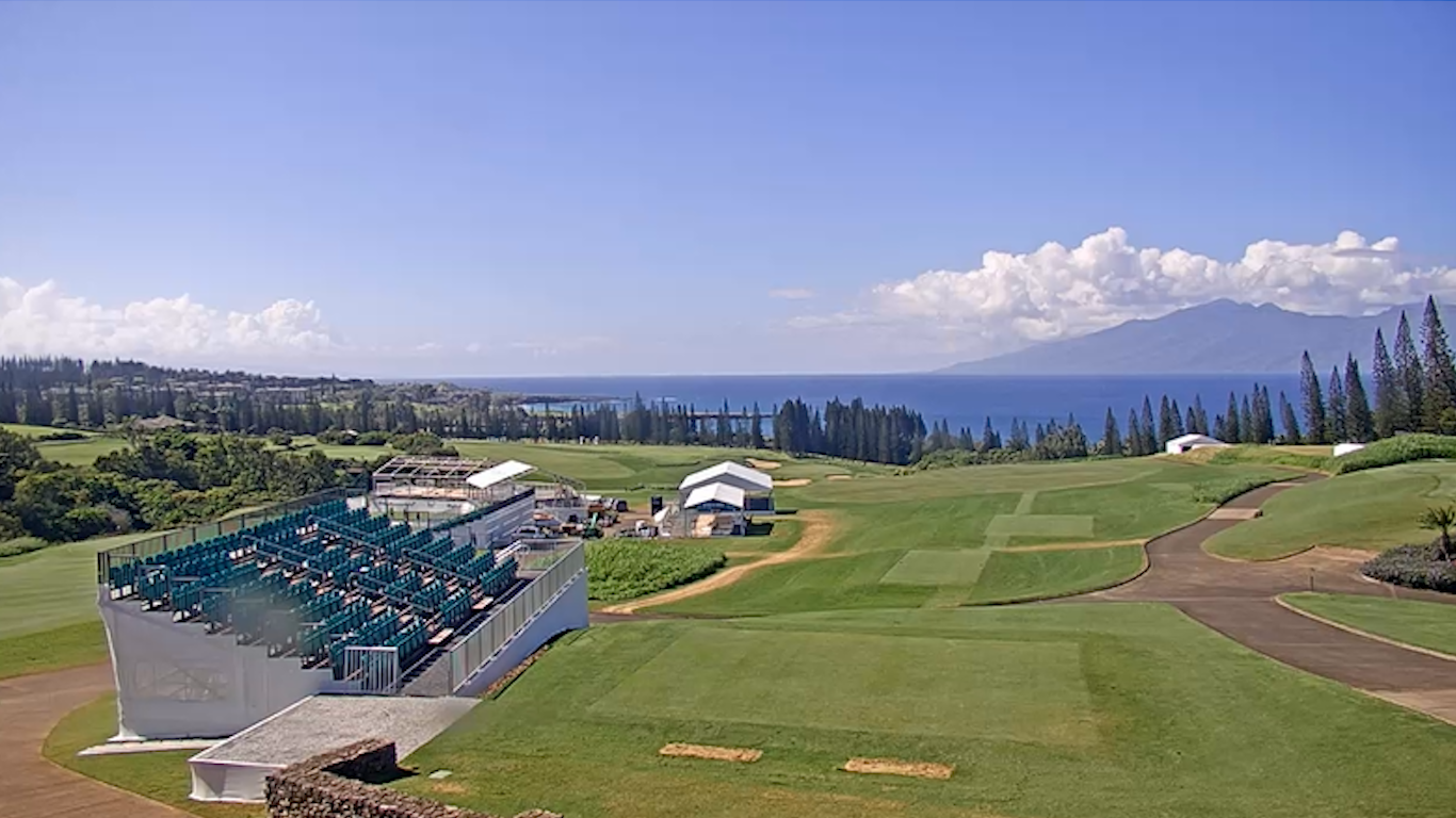Kapalua Golf Live Webcam new in Hawaii