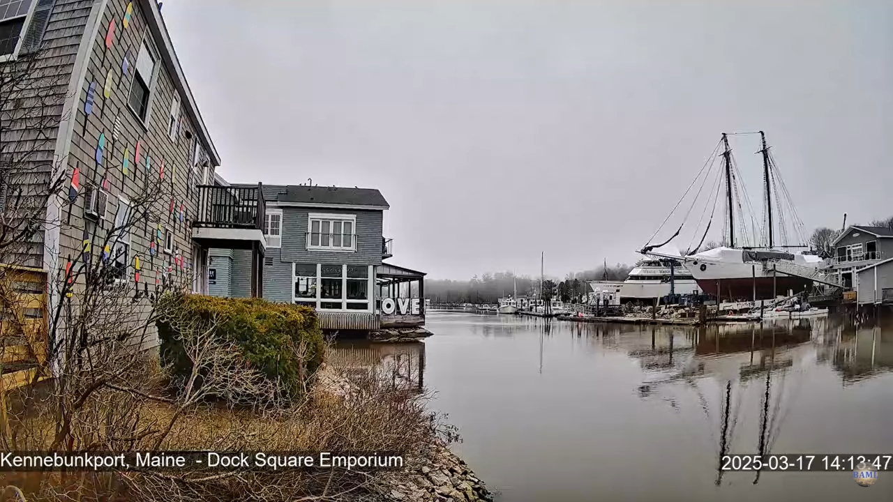 Kennebunkport, Maine Downtown Live Cam – HD Video