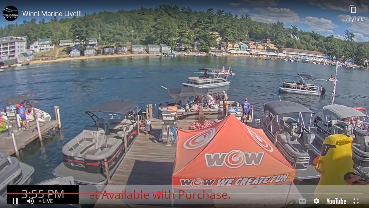 Lake Winnipesaukee Live Webcam in New Hampshire