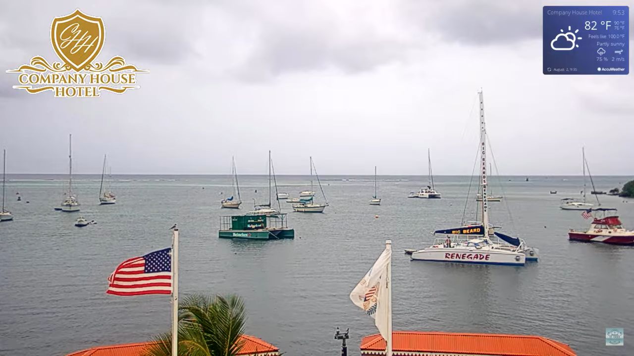 Live Webcam Company House Hotel – St Croix, USVI