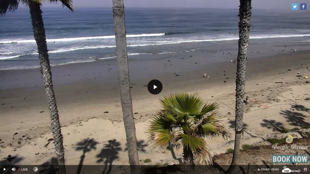Pacific Beach Surf Cam New In California