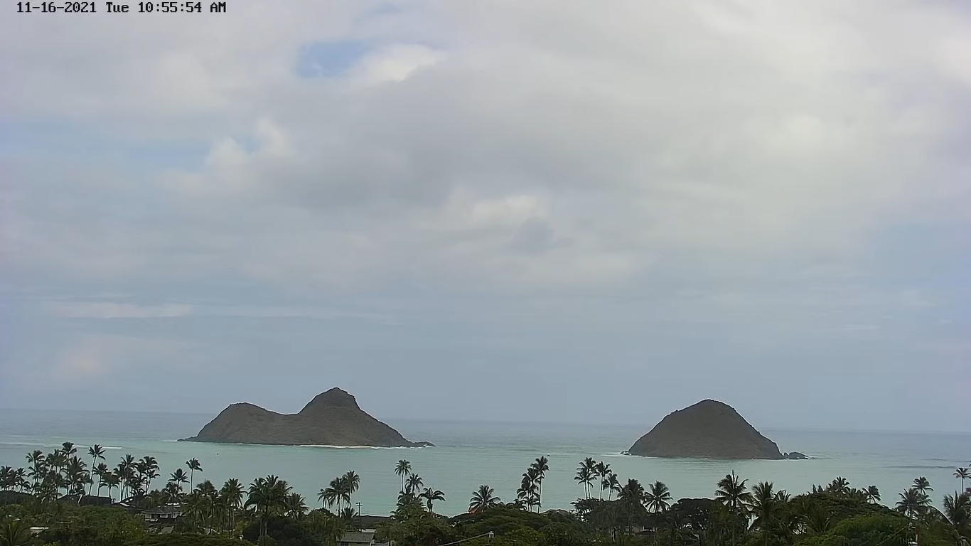 Lanikai Beach Live Webcam in Oahu, Hawaii