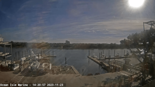 Ocean Isle Marina & Yacht Club Live Webcam | NC | Video