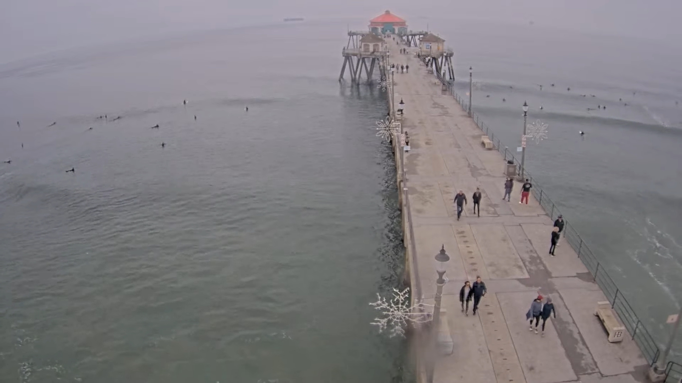 Huntington Beach Live Cam – California – Real Time Video