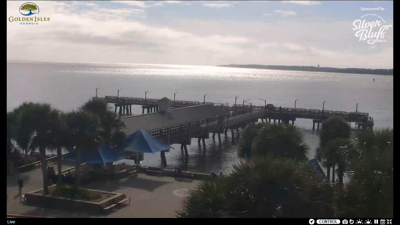 Live Webcam The Beach Club at St. Simons, Georgia