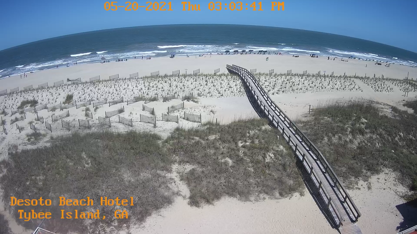 DeSoto Beach Hotel Cam – Tybee Island, Georgia