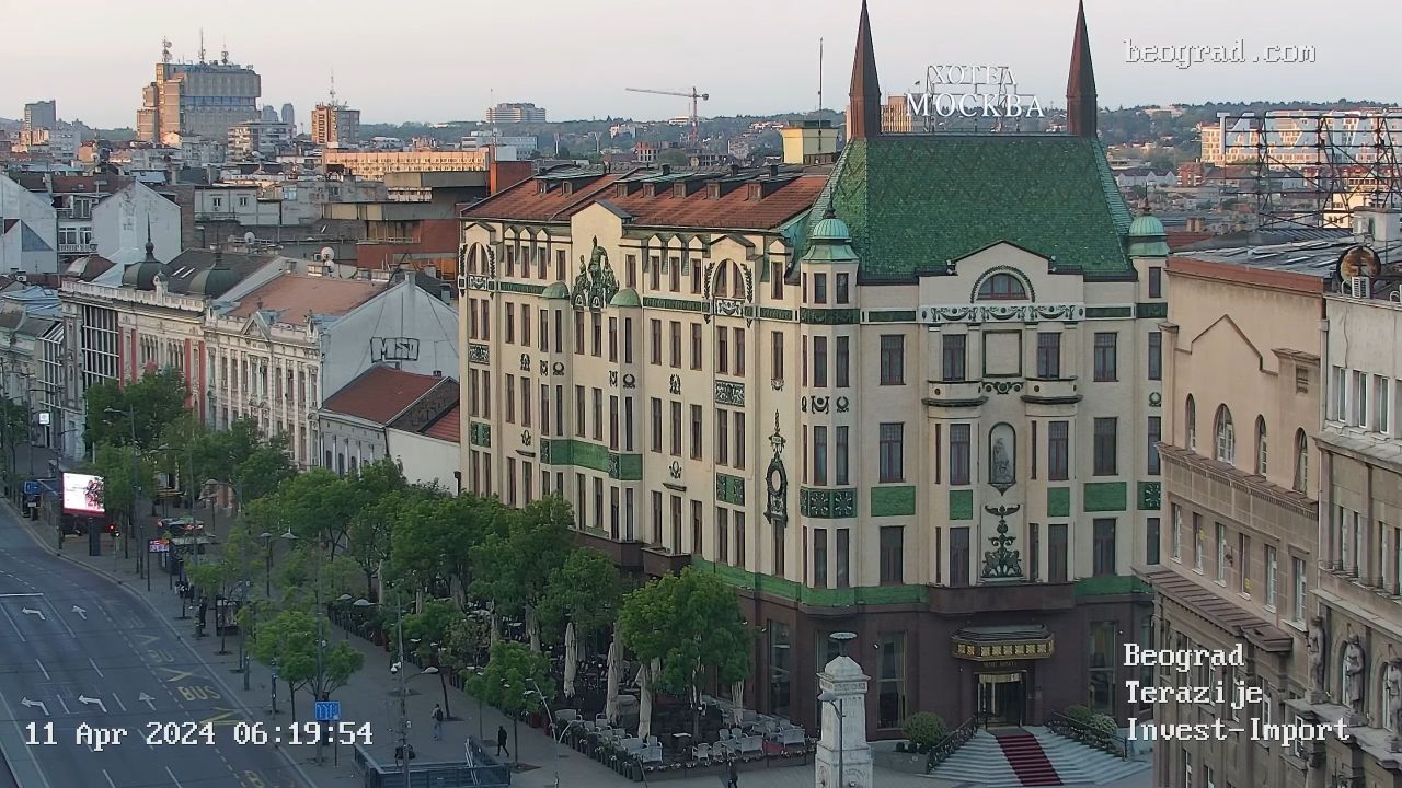 Belgrade City Centre Live Webcam – Serbia