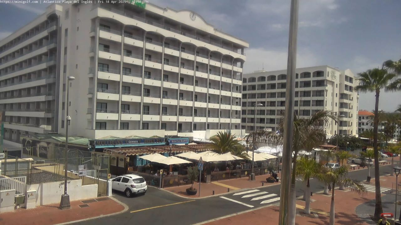 Irish Center Live Cam – Playa del Inglés, Gran Canaria