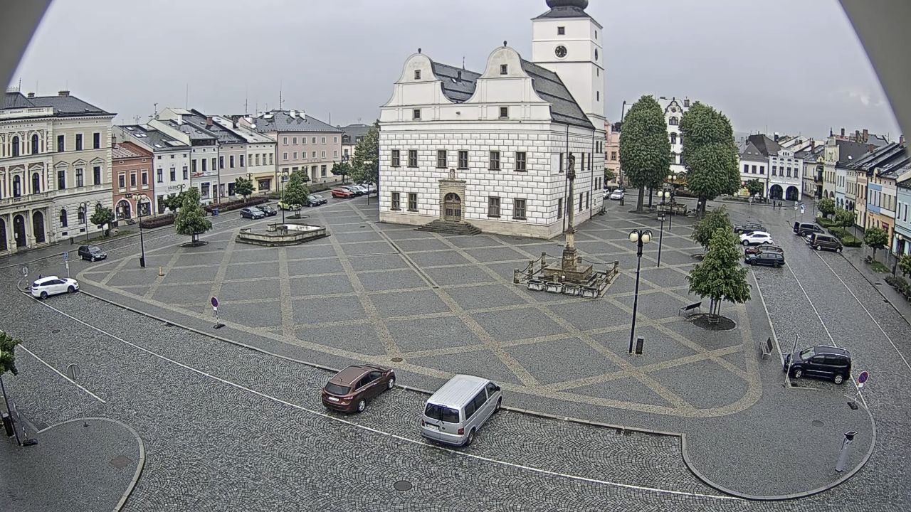 Live Webcam Lanškroun Square Czech Republic