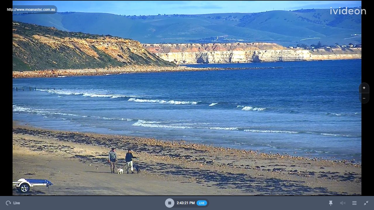 Moana Beach Australia Live Cam – HD Video – Adelaide