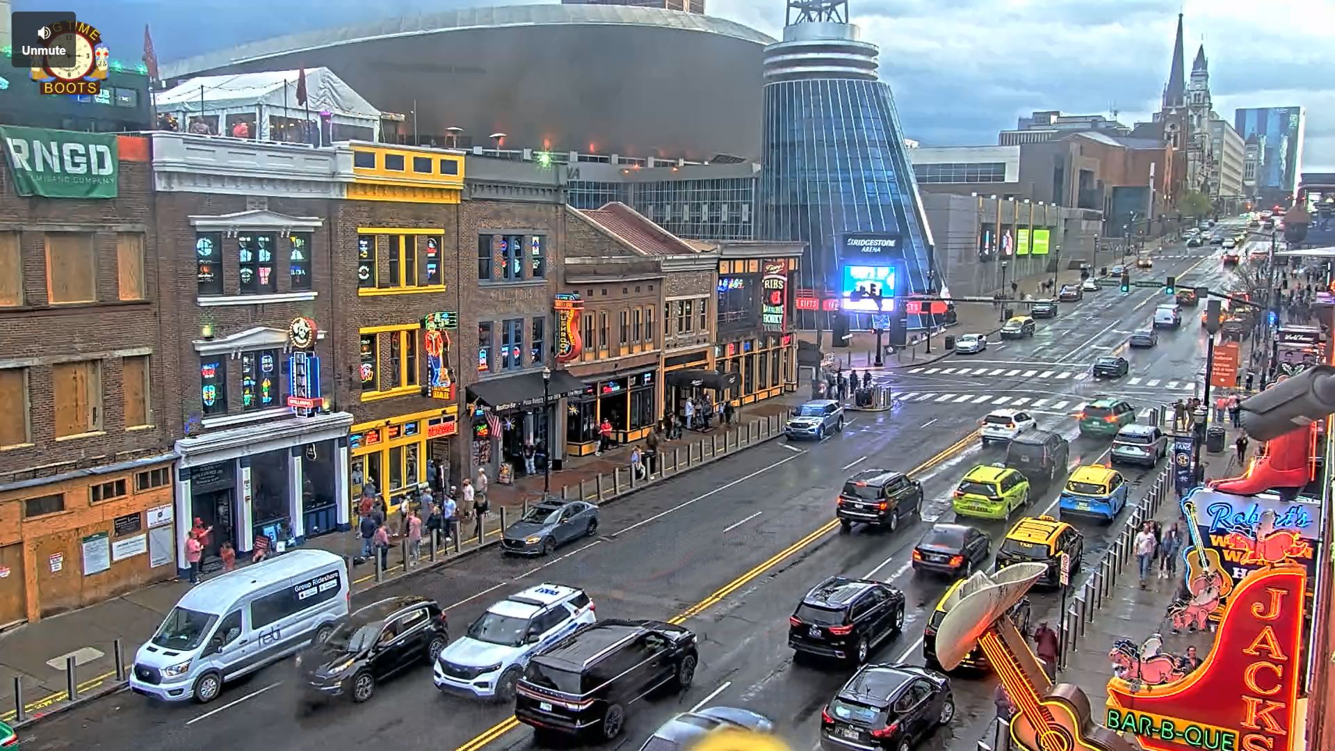 Nashville Broadway Live Webcam – Nashville, Tennessee