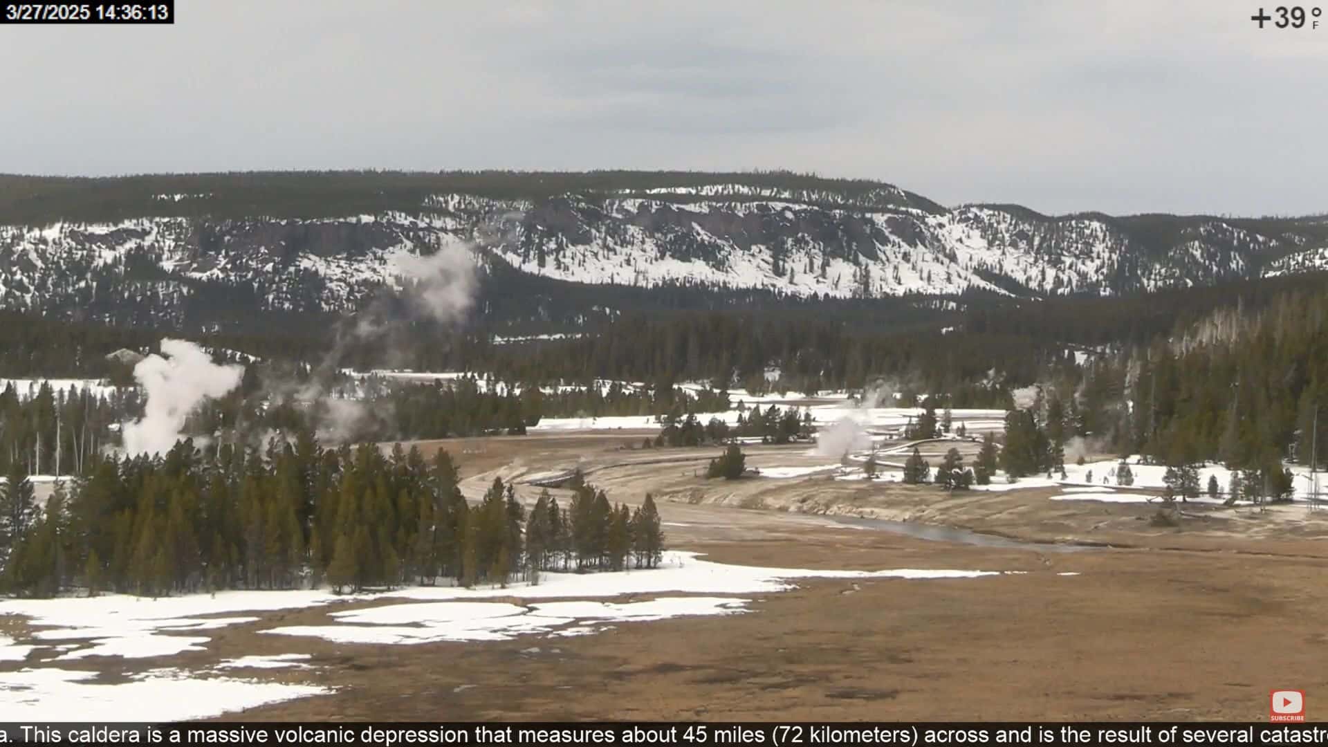 Old Faithful Yellowstone National Park Live Cam | Video