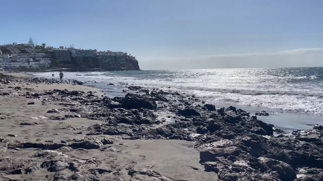 Playa San Agustín Live Cam – San Bartolomé de Tirajana, Spain