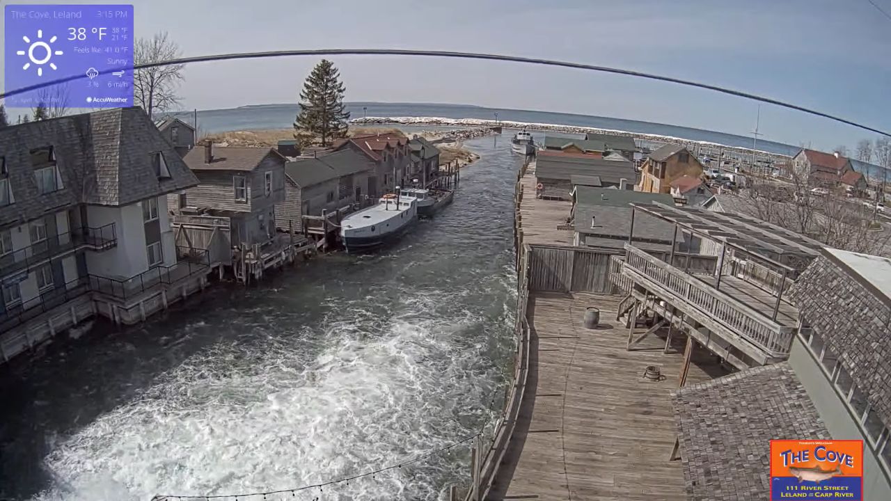 Live Webcam Leland, Michigan – Fishtown, The Cove
