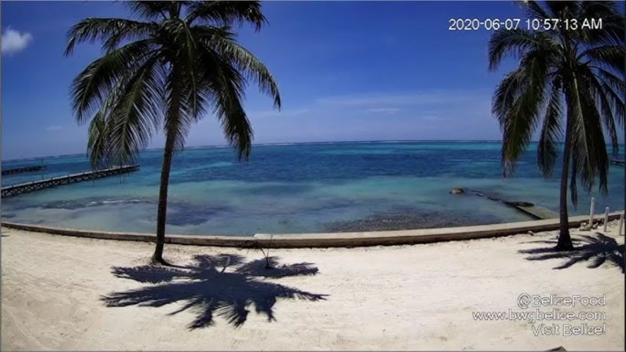 San Pedro Belize Beach Live Webcam