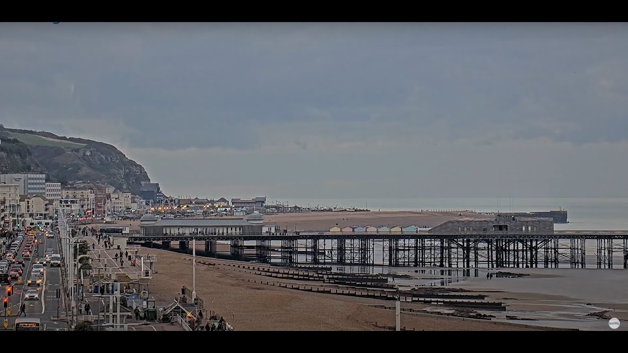 Hastings Pier Webcam | English Channel | Live Video