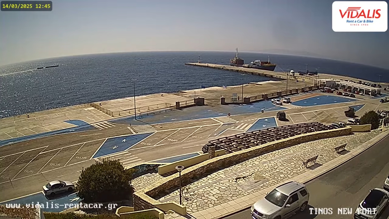 Tinos Port Live Webcam – Aegean Sea – Greece | HD Video