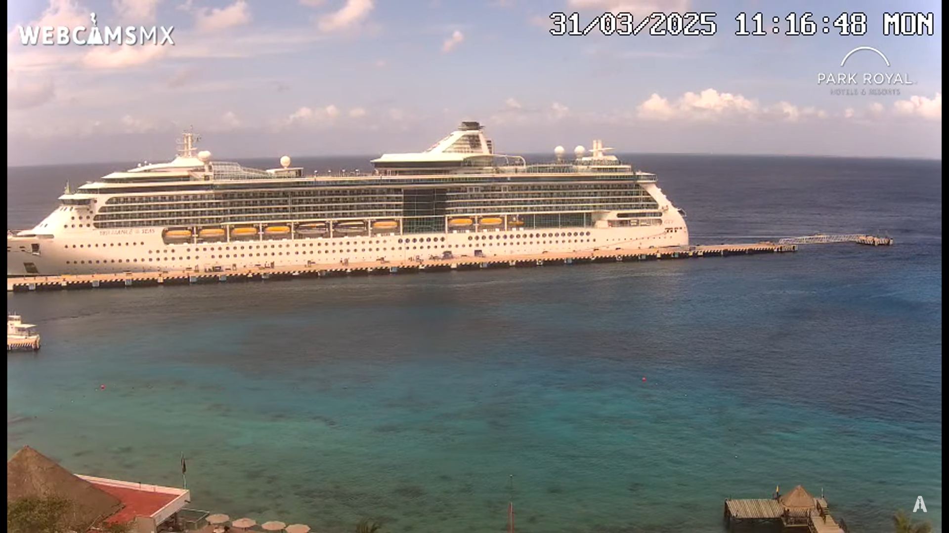 Cozumel Pier Live Cam in Mexico