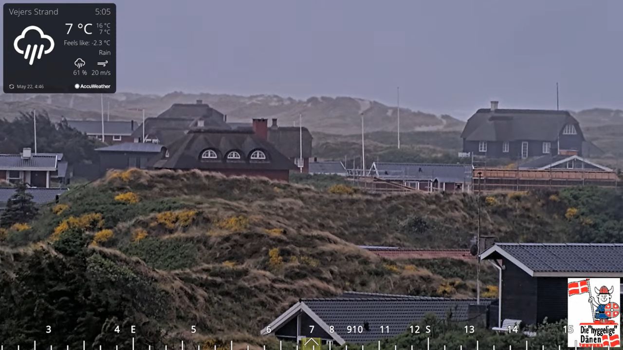 Live Webcam Vejers Strand – Syddanmark, Denmark