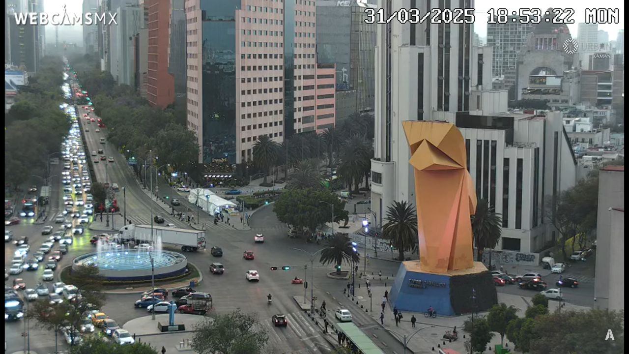 Paseo De La Reforma Live Webcam CDMX, Mexico
