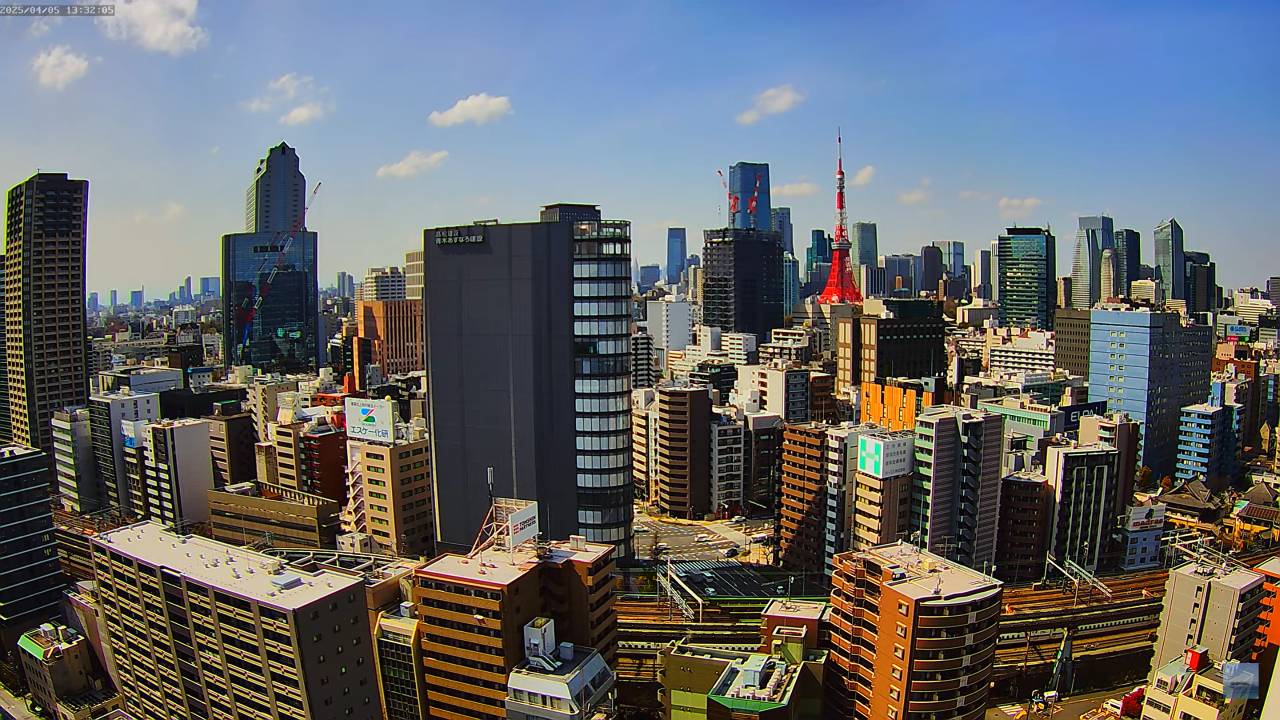 Tokyo Tower Live Sky Camera in Japan
