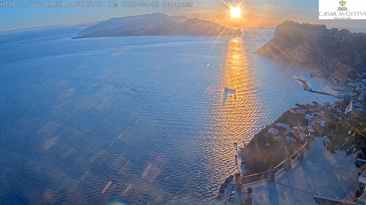Live Webcam Capri Island, Italy – Hotel Caesar Augustus