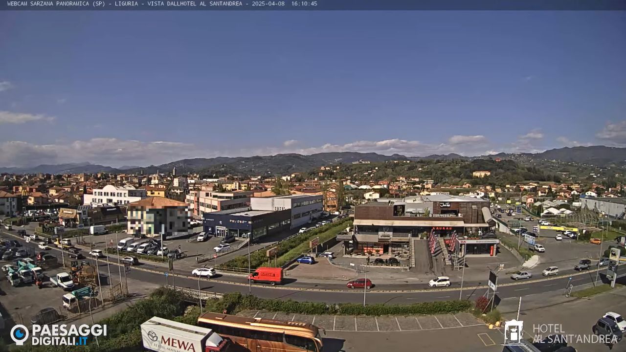 Live Webcam Sarzana, Italy – Hotel Al Sant’Andrea