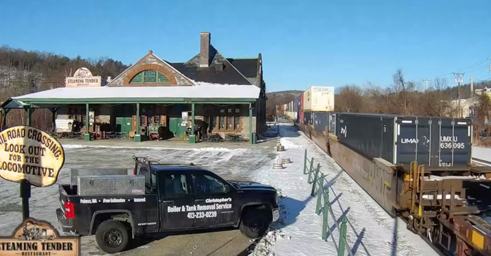 Live Rail Webcam Palmer, Massachusetts