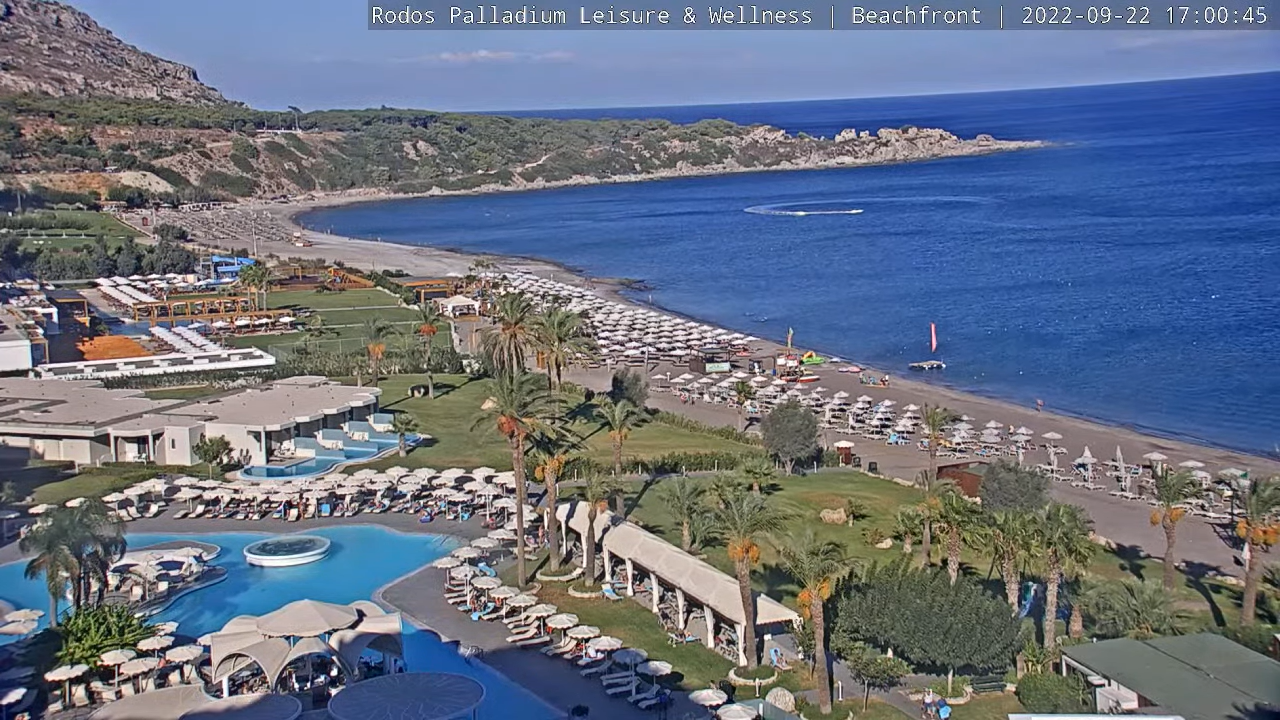 Rhodes Island Live Webcam – Elysium Resort & Spa, Greece
