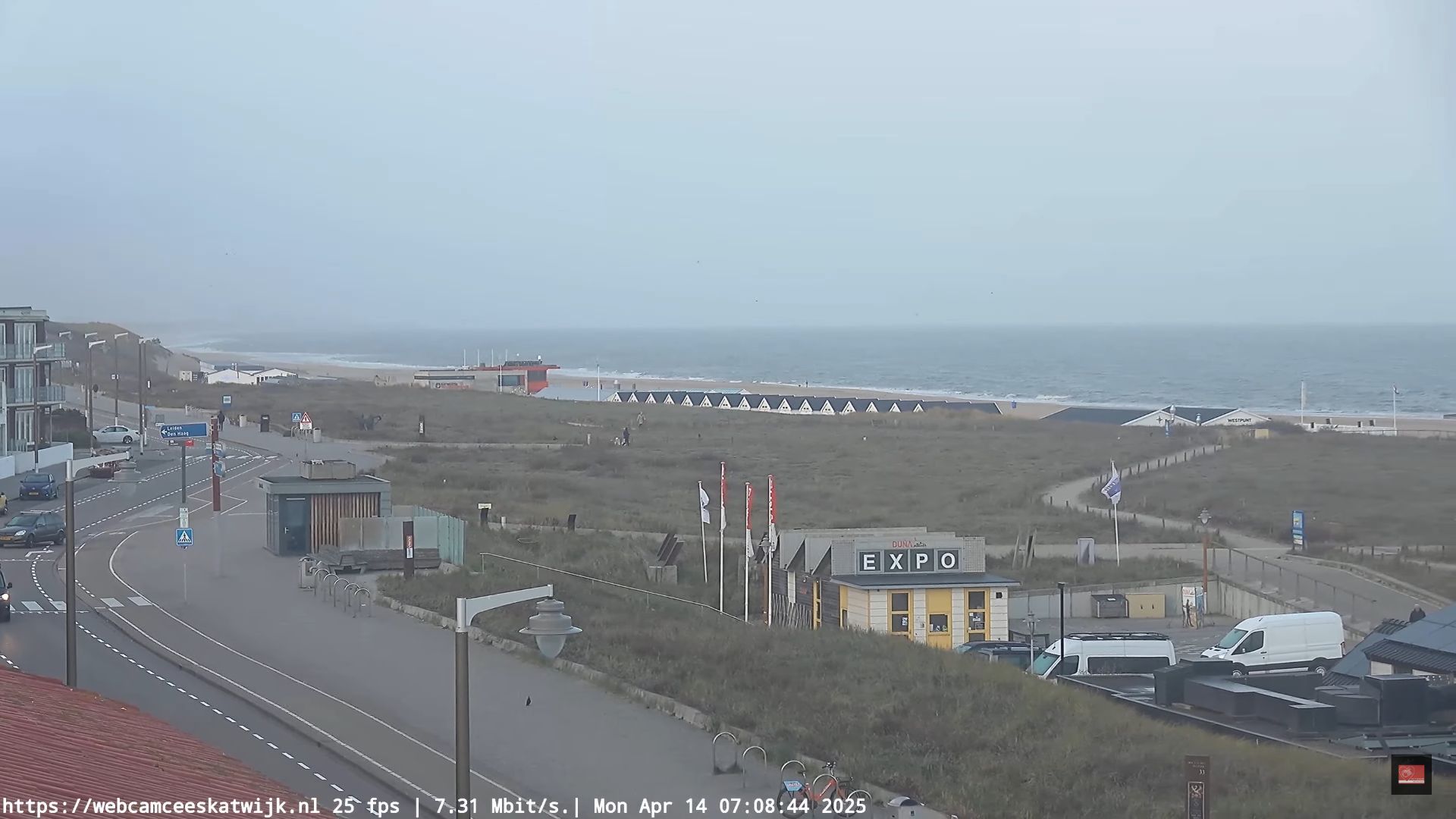 Katwijk Coast Live Webcam – South Holland, Netherlands