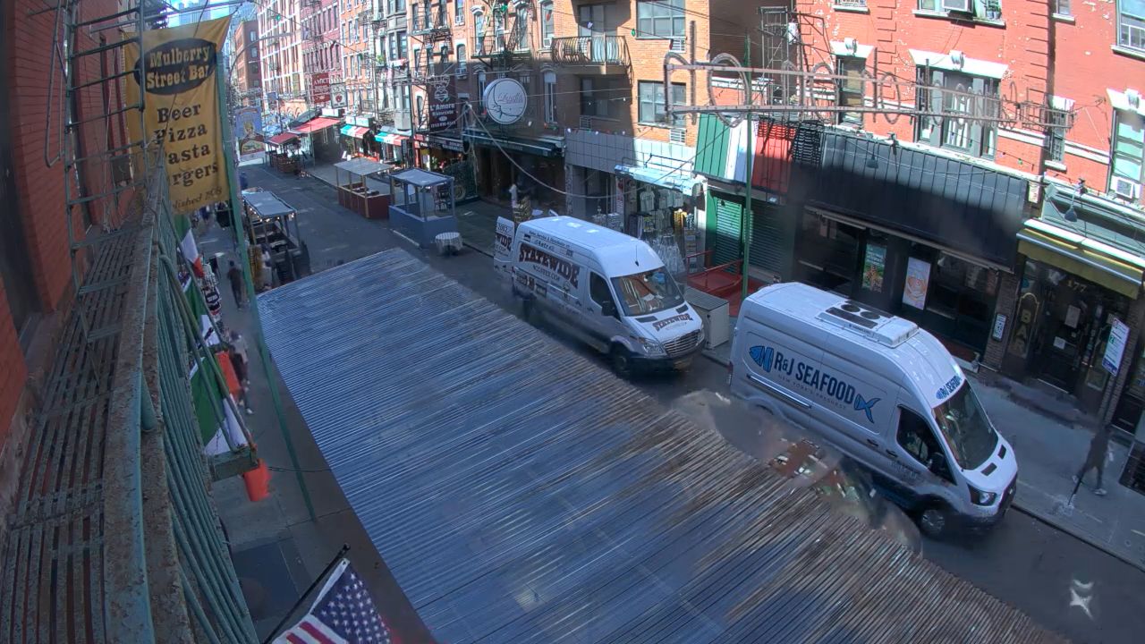 Live Webcam Little Italy Mulberry Street Manhattan, NY