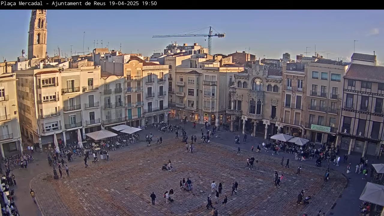 Live Webcam Plaça Mercadal, Reus, Spain