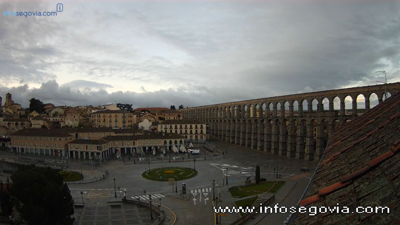 Roman Aqueduct Live Webcam – Artillería Square, Segovia