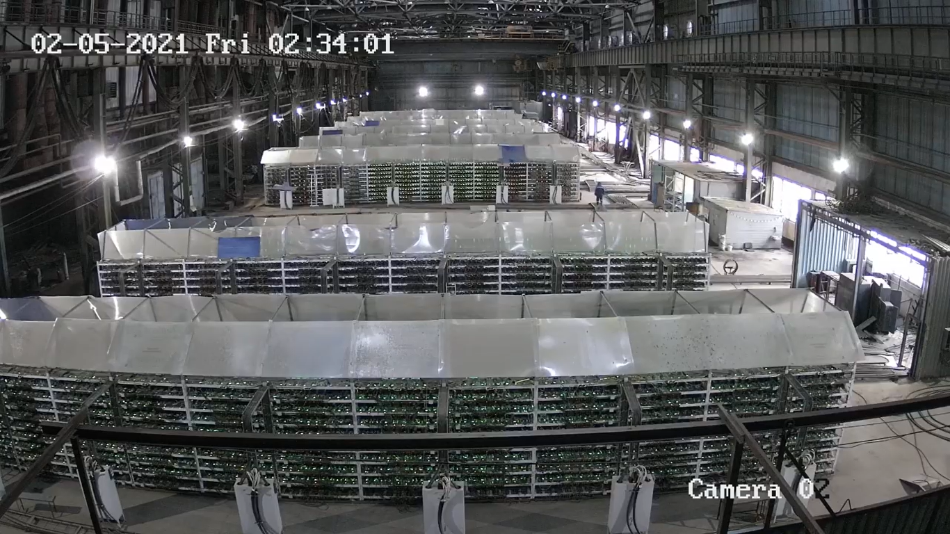 Bitcoin Bitluck & GoMining Data Center Live Cam Tallinn, Estonia