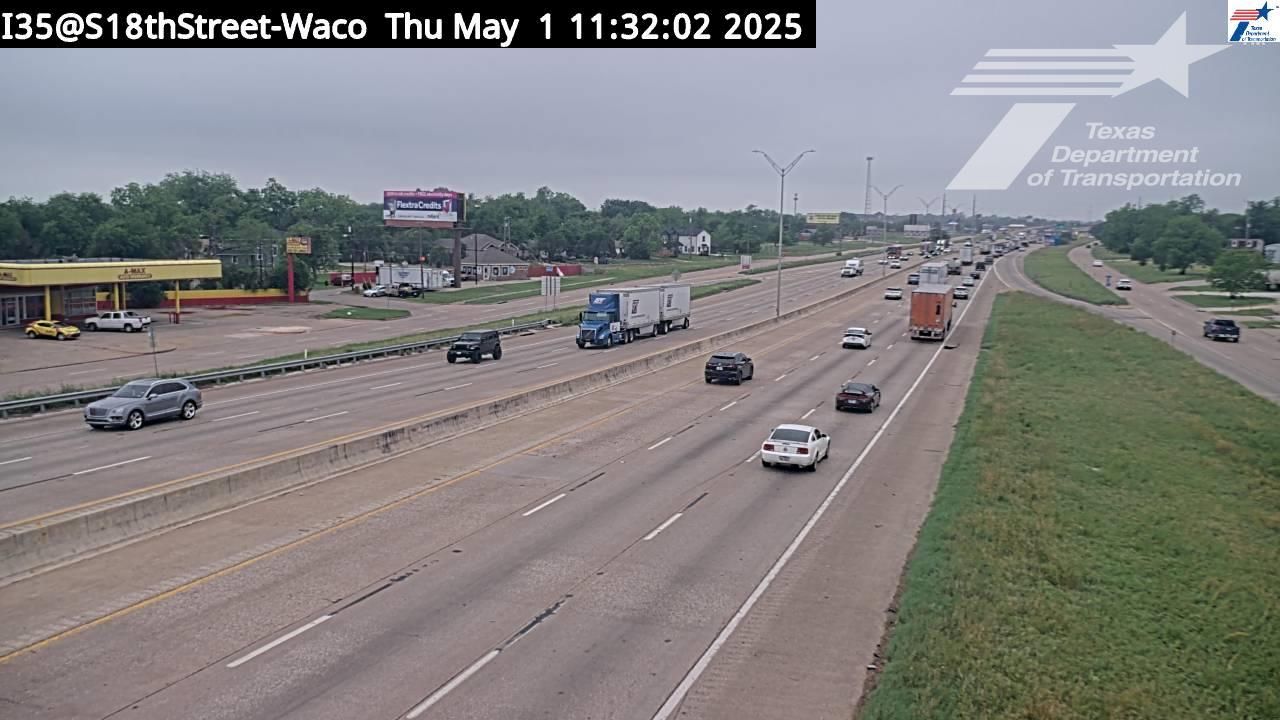 Waco, Texas Live Webcam I-35 at South 18th Street