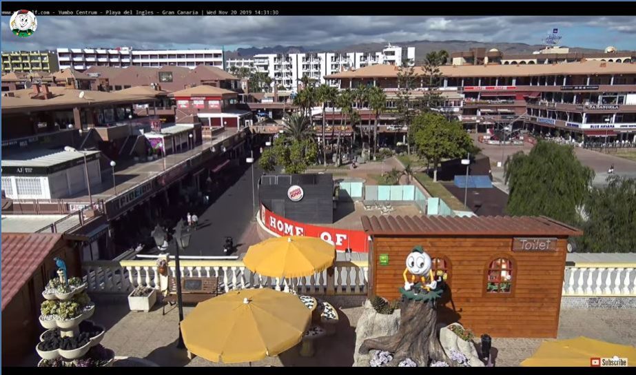 Yumbo Centre Live Cam Playa del Ingés – Gran Canaria, Spain