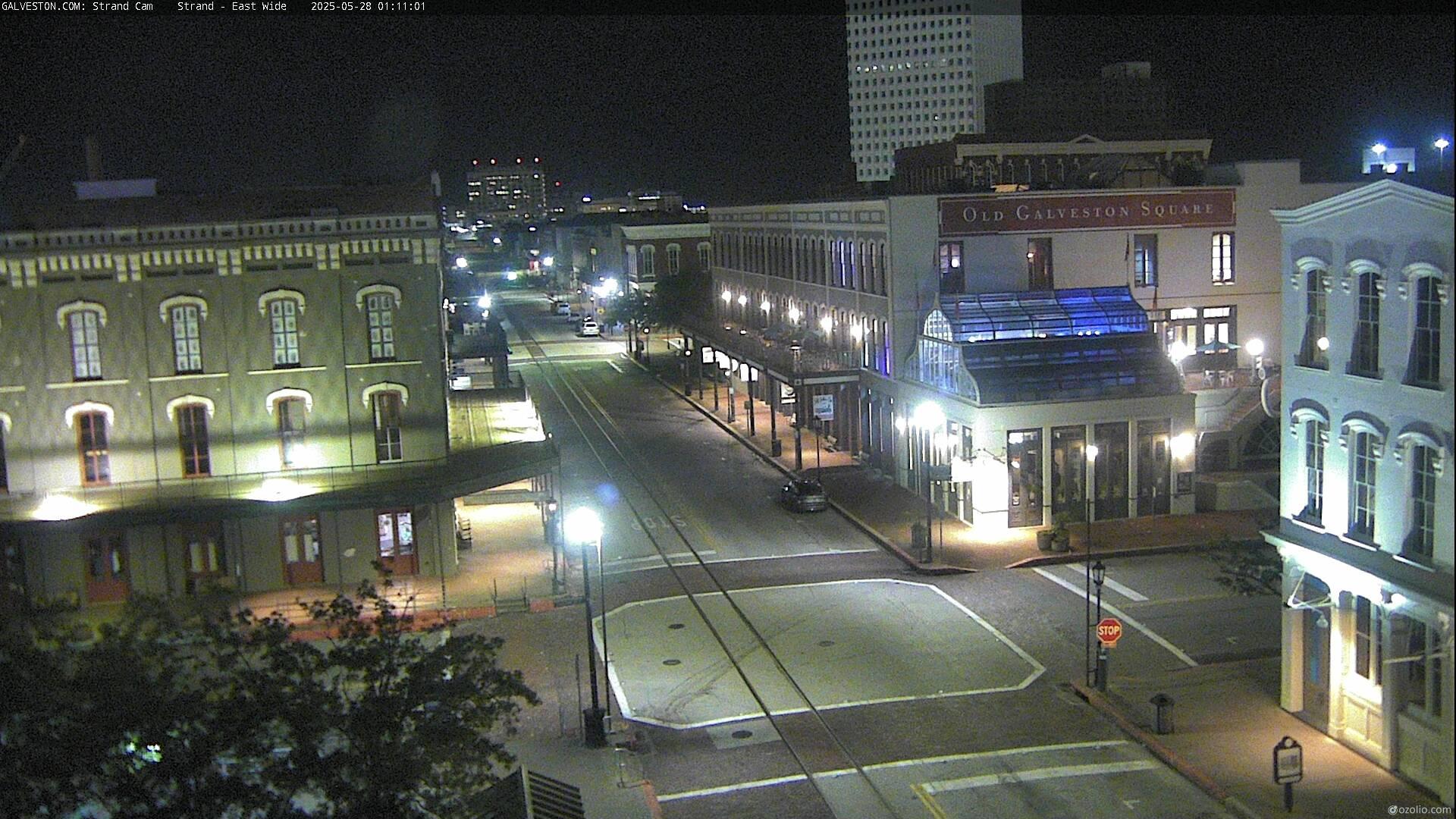 The Strand Historic District Live Webcam Galveston, Texas
