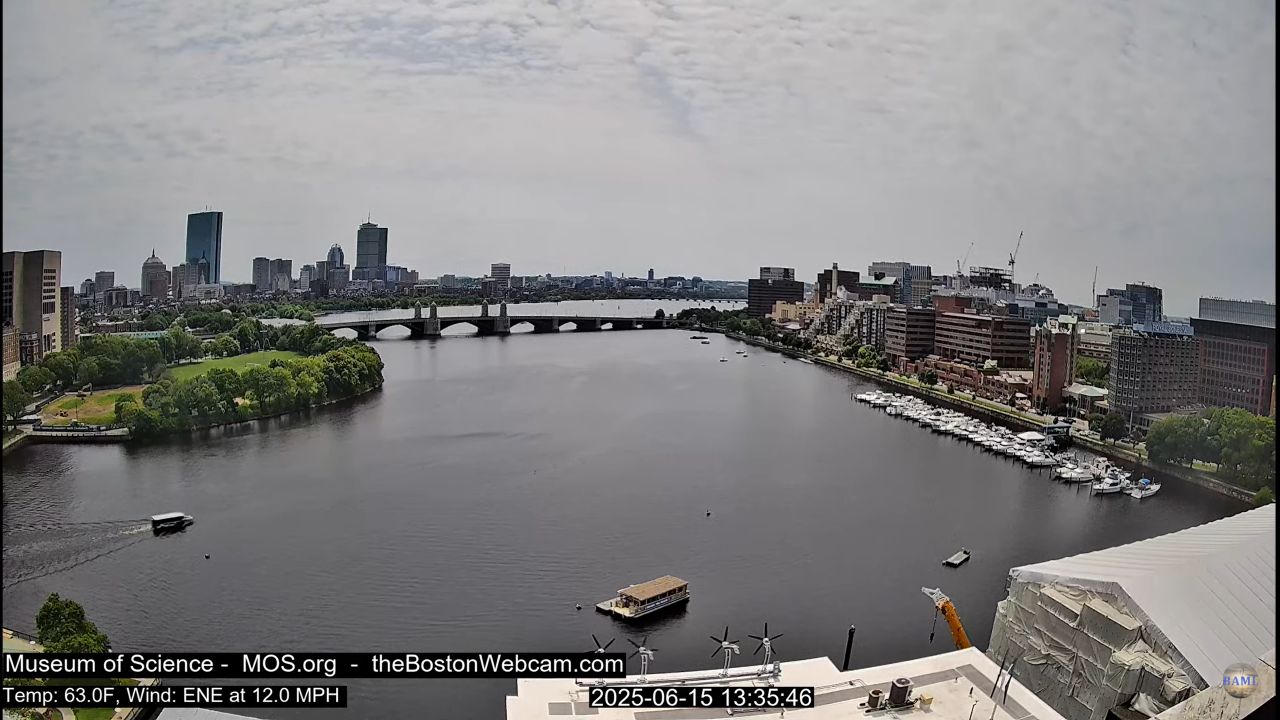Boston Harbor Live Webcam – Charles River