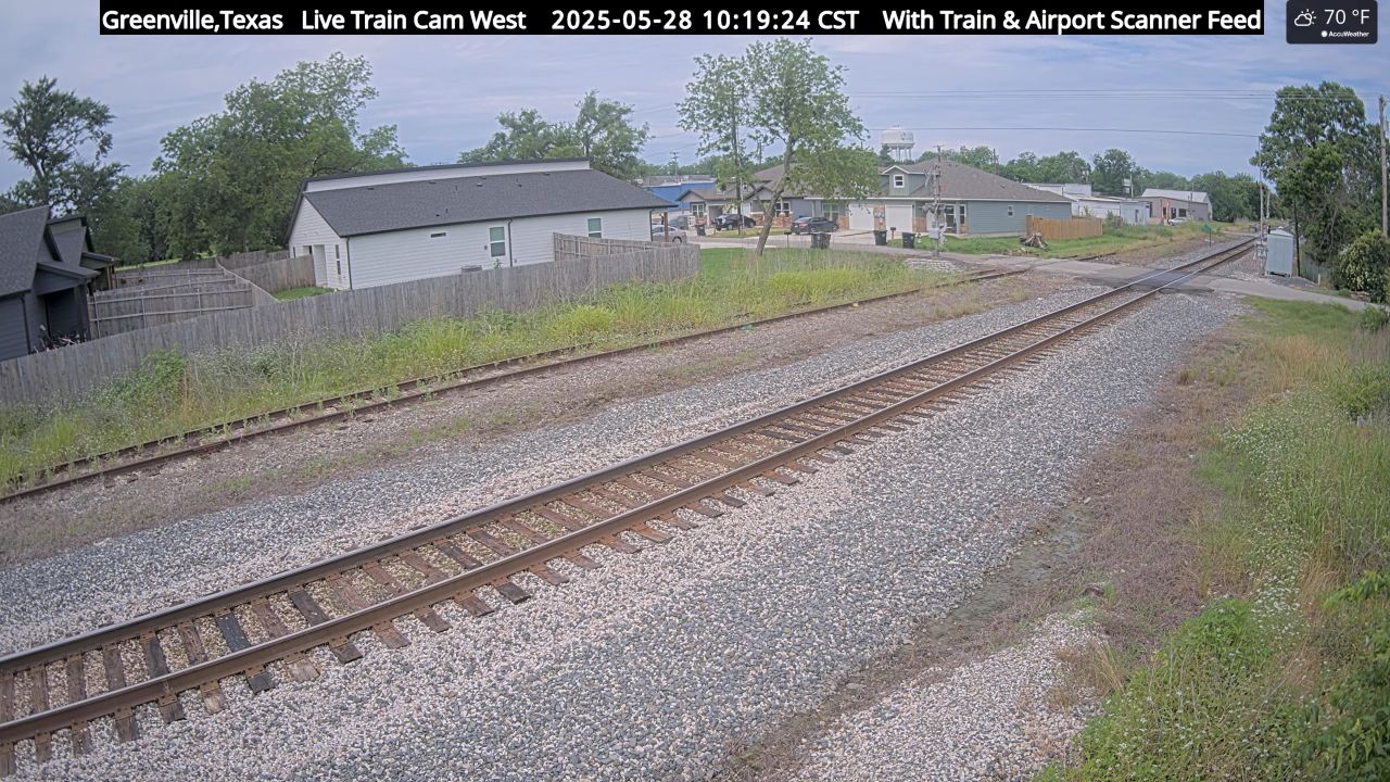 Greenville, Texas Live Webcam – Railcam