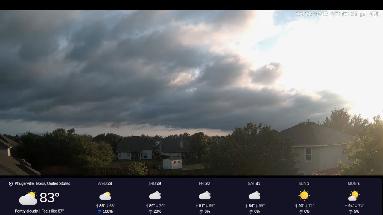 Live Webcam Pflugerville, Texas – Villages of Hidden Lake