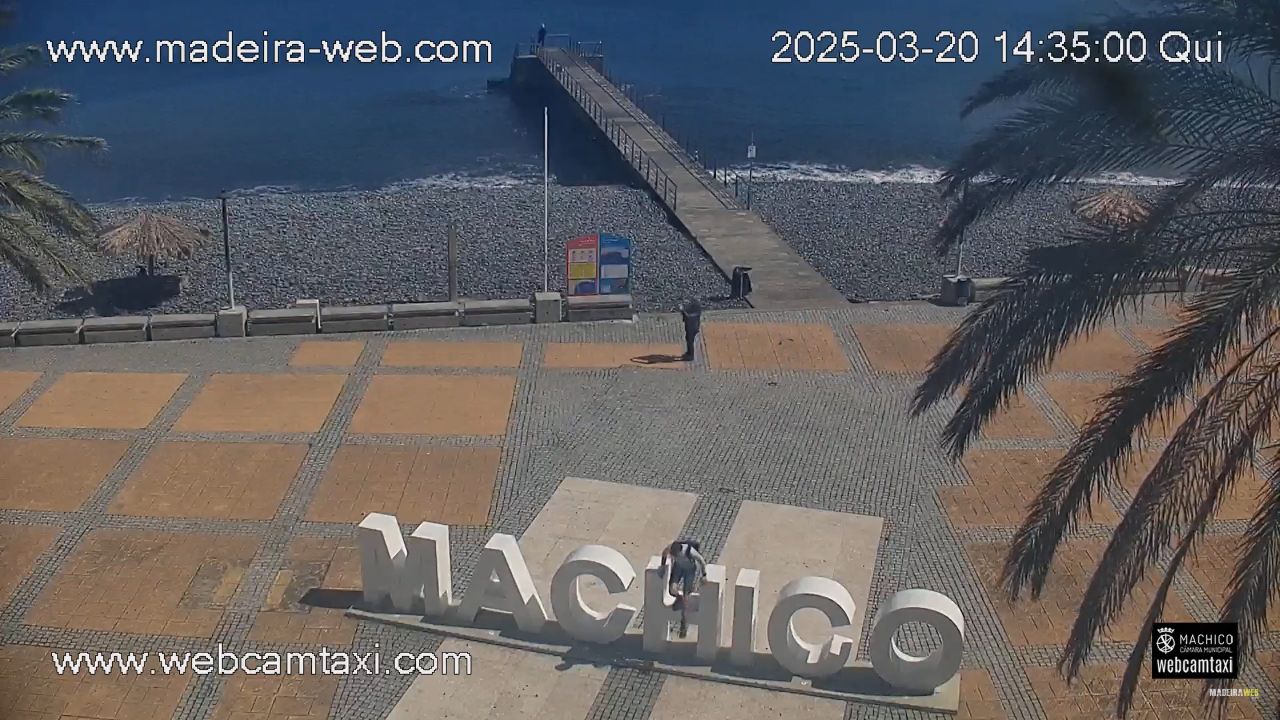 Machico Live Webcam, Madeira Island, Portugal