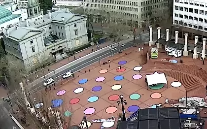 Portland Pioneer Square Webcam – Oregon – Live HD Video