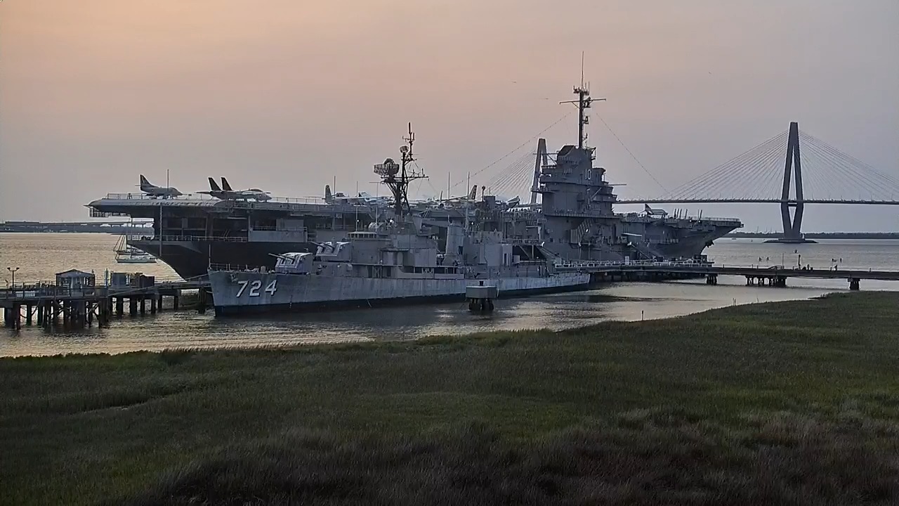 Live Webcam Charleston Harbor Fish House – South Carolina