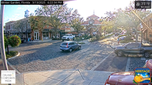 Live Downtown Winter Garden, Florida Webcam New