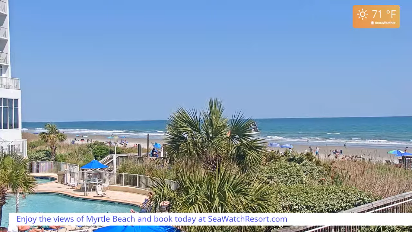 Live Webcam Sea Watch Resort – Myrtle Beach, South Carolina