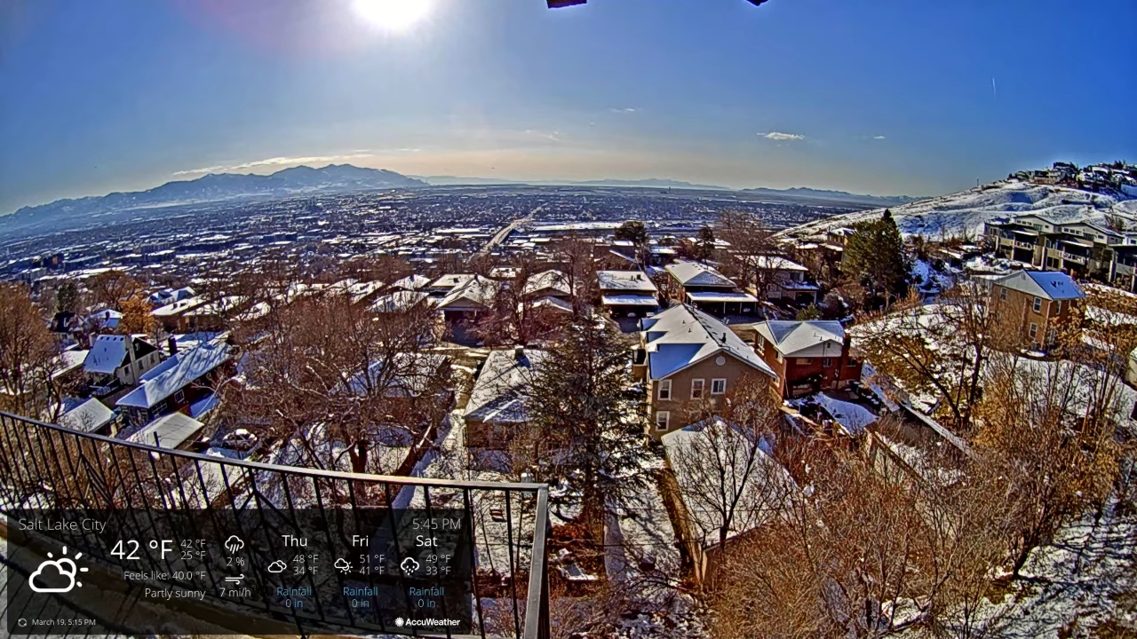 Webcam Salt Lake City Utah – Capitol Hill Great Salt Lake