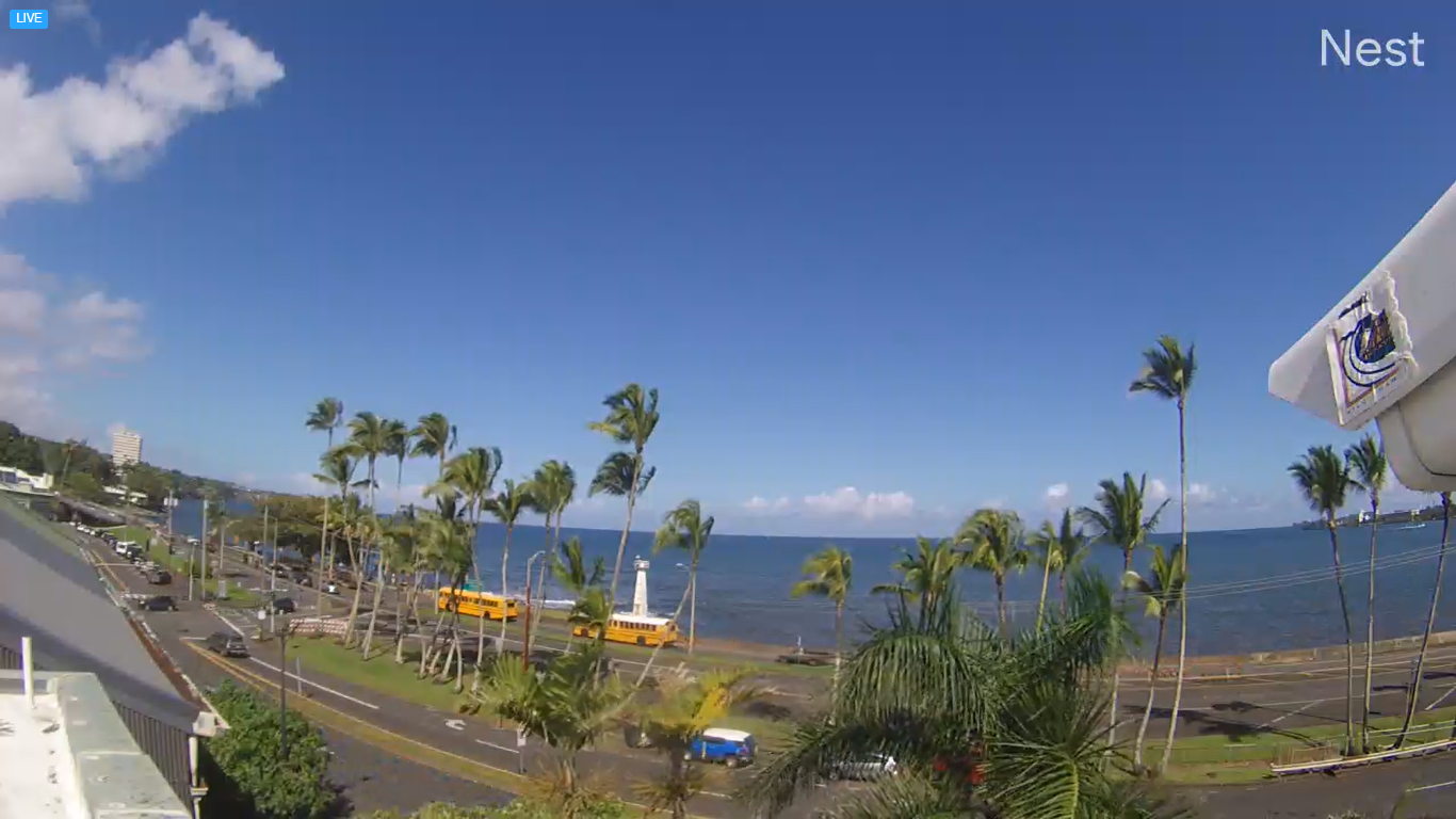 Island of Hawaii Live Webcam in Hilo