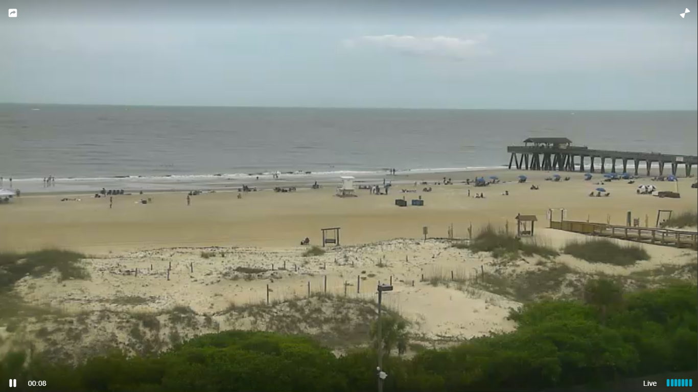 Hotel Tybee Beach Live Webcam Tybee Island, GA